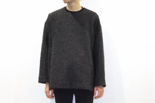 <img class='new_mark_img1' src='https://img.shop-pro.jp/img/new/icons47.gif' style='border:none;display:inline;margin:0px;padding:0px;width:auto;' />VOAAOV / CREW-NECK BIG KNIT(CHARCOAL)