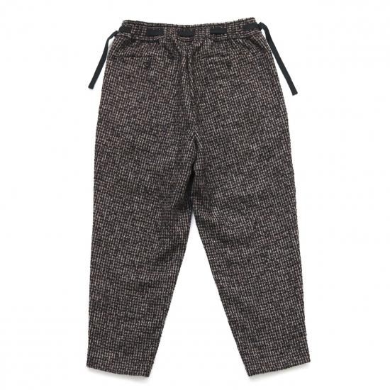 SAYATOMO / Karusan Tweed Slacks(BROWN) | カルサンツイード
