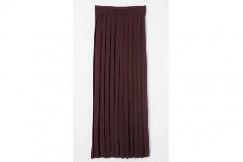 <img class='new_mark_img1' src='https://img.shop-pro.jp/img/new/icons47.gif' style='border:none;display:inline;margin:0px;padding:0px;width:auto;' />TAN / PLEATS SKIRT(BURGUNDY)