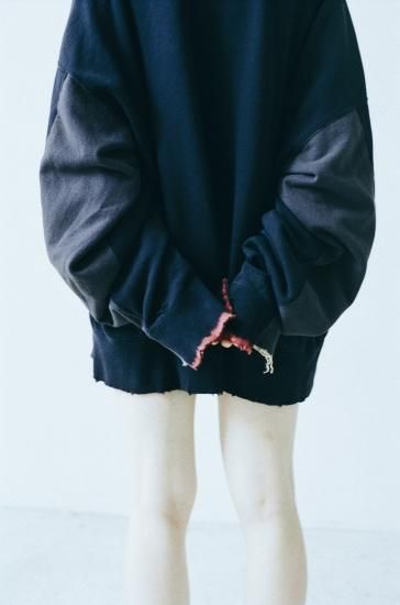 stein | シュタイン OVERSIZED REBUILD SWEAT LS(D.NAVY stein | シュタイン OVERSIZED REBUILD SWEAT LS(D.NAVY