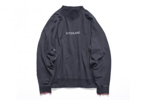 <img class='new_mark_img1' src='https://img.shop-pro.jp/img/new/icons47.gif' style='border:none;display:inline;margin:0px;padding:0px;width:auto;' />stein / OVERSIZED REBUILD SWEAT LS(D.NAVY)