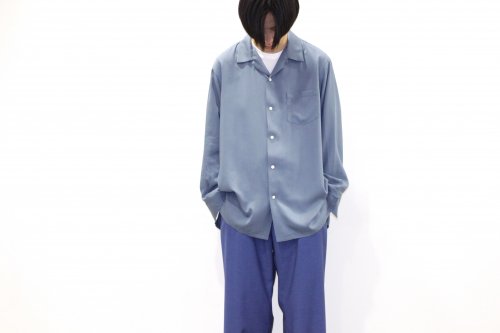 <img class='new_mark_img1' src='https://img.shop-pro.jp/img/new/icons47.gif' style='border:none;display:inline;margin:0px;padding:0px;width:auto;' />THEE / open collar shirts(BLUE)