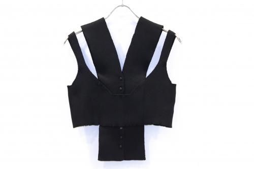 <img class='new_mark_img1' src='https://img.shop-pro.jp/img/new/icons47.gif' style='border:none;display:inline;margin:0px;padding:0px;width:auto;' />TAN / LAYERED RIB CAMISOLE(BLACK)