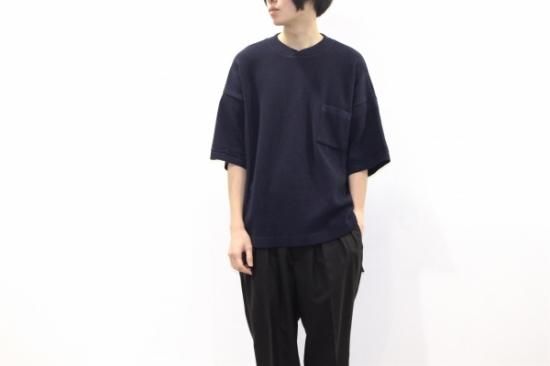 YASHIKI 黒 半袖ニット サイズ0 YASHIKI - 【ラスト1点】【25SS】Wadachi Cardigan(BLACK) | Salty