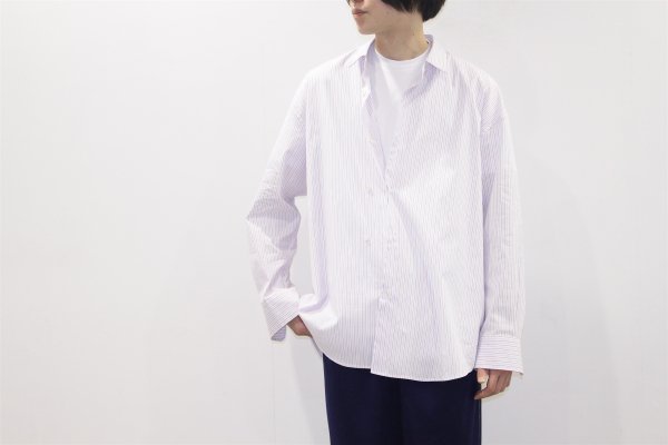 THEE | シー double-buttoned shirts.(MULTI STRIPE) / ダブルボタン ...
