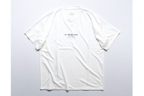 <img class='new_mark_img1' src='https://img.shop-pro.jp/img/new/icons47.gif' style='border:none;display:inline;margin:0px;padding:0px;width:auto;' />stein / PRINT TEE - DESIGN TEAM -(WHITE)