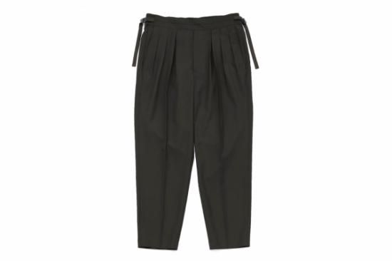 SAYATOMO サヤトモ / Hakama Slacks(BLACK) | ハカマスラックス(ブラック) 通販サイト - 京都取扱い店舗  ATTEMPT / アテンプト