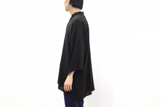 THEE | シー kimono sleeve shirts.(BLACK) / 着物スリーブシャツ