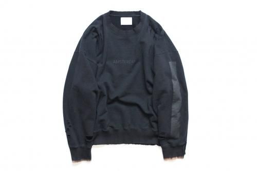 <img class='new_mark_img1' src='https://img.shop-pro.jp/img/new/icons47.gif' style='border:none;display:inline;margin:0px;padding:0px;width:auto;' />stein / OVERSIZED REBUILD SWEAT LS(BLACK)
