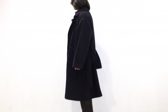 ATHA | アタ DOUBLE MELTON MAXI COAT(NAVY) / メルトンマキシコート(ネイビー) 通販サイト - 京都取扱い店舗  ATTEMPT KYOTO Online Shop/ アテンプト キョウト