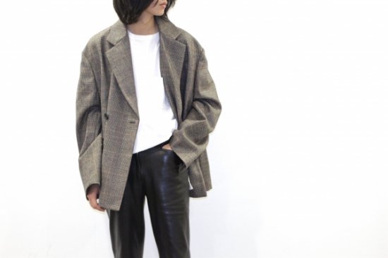 stein / OVERSIZED DOUBLE BREASTED JACKET(WINDOW PEN)通販サイト