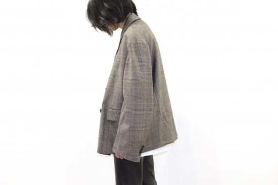 stein / OVERSIZED DOUBLE BREASTED JACKET(WINDOW PEN)通販 stein / OVERSIZED DOUBLE BREASTED JACKET(WINDOW PEN)通販