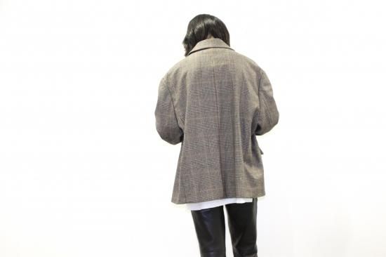 stein / OVERSIZED DOUBLE BREASTED JACKET(WINDOW PEN)通販 stein / OVERSIZED DOUBLE BREASTED JACKET(WINDOW PEN)通販
