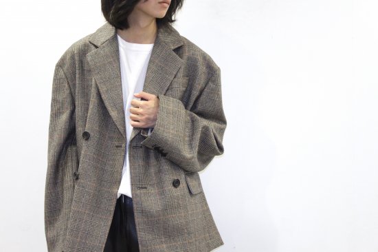 stein 19aw double breasted jacket