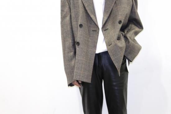 stein / OVERSIZED DOUBLE BREASTED JACKET(WINDOW PEN)通販 stein / OVERSIZED DOUBLE BREASTED JACKET(WINDOW PEN)通販
