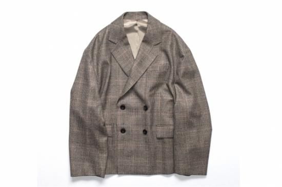 stein / OVERSIZED DOUBLE BREASTED JACKET(WINDOW PEN)通販 stein / OVERSIZED DOUBLE BREASTED JACKET(WINDOW PEN)通販