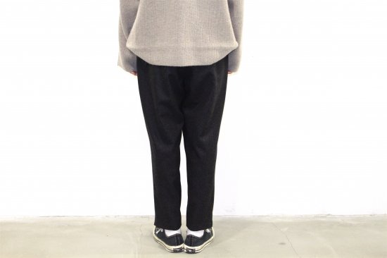 SAYATOMO / Karusan Flannel Pants(BLACK) | カルサンフランネルパンツ