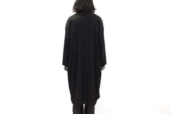 VOAAOV | ヴォアーブ WOOL OVERSIZED COAT(BLACK)通販サイト - 京都