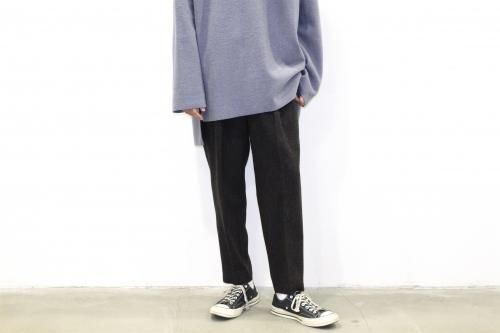 <img class='new_mark_img1' src='https://img.shop-pro.jp/img/new/icons47.gif' style='border:none;display:inline;margin:0px;padding:0px;width:auto;' />SAYATOMO /Hakama Herringbone Pants(BLACK)