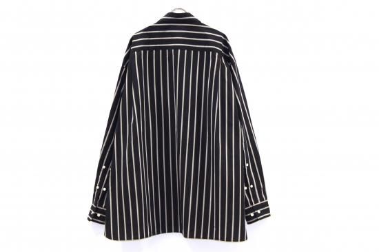 no. ナンバー　 ストライプシャツ no. | ナンバー U/F STRIPE SHIRT(NAVY) / ストライプシャツ