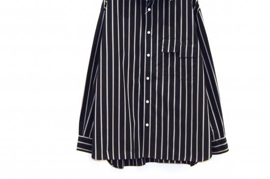 no. | ナンバー U/F STRIPE SHIRT(NAVY) / ストライプシャツ no. | ナンバー U/F STRIPE SHIRT(NAVY) / ストライプシャツ