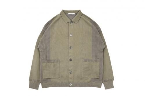 <img class='new_mark_img1' src='https://img.shop-pro.jp/img/new/icons47.gif' style='border:none;display:inline;margin:0px;padding:0px;width:auto;' />YASHIKI / Akebono Collar Cardigan(KHAKI BEIGE)