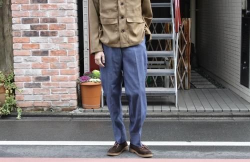 <img class='new_mark_img1' src='https://img.shop-pro.jp/img/new/icons47.gif' style='border:none;display:inline;margin:0px;padding:0px;width:auto;' />ATHA / TENCEL DENIM TARPERD EASY TROUSERS(INDIGO)