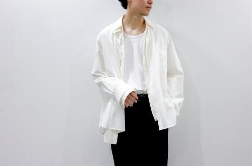 <img class='new_mark_img1' src='https://img.shop-pro.jp/img/new/icons47.gif' style='border:none;display:inline;margin:0px;padding:0px;width:auto;' />stein / OVERSIZED LAYERED GAUZE SHIRT(OFF)