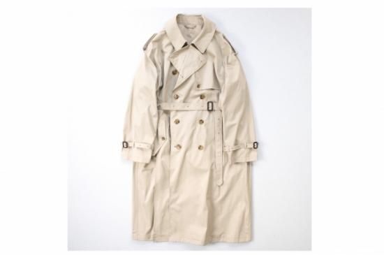 stein / DOUBLE SHADE TRENCH COAT(BEIGE)通販サイト - 京都取扱い店舗 