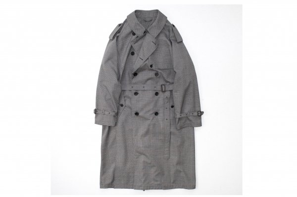 stein / DOUBLE SHADE TRENCH COAT(GLEN CHECK)通販サイト - 京都 ...