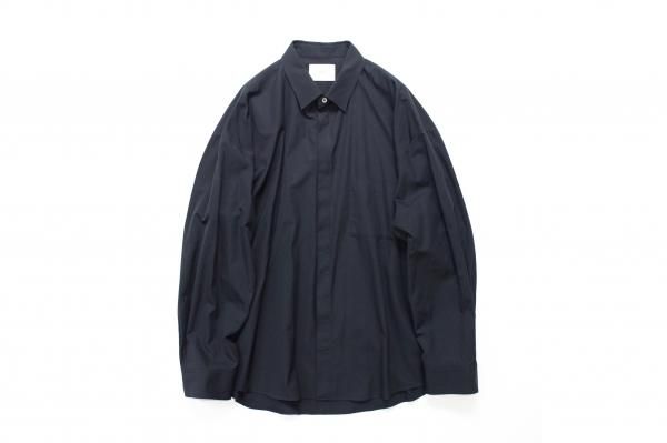 stein / FLY FRONT SLEEVE OVERSIZED SHIRT(MIDNIGHT)通販サイト stein / FLY FRONT SLEEVE OVERSIZED SHIRT(MIDNIGHT)通販サイト