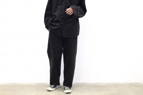<img class='new_mark_img1' src='https://img.shop-pro.jp/img/new/icons47.gif' style='border:none;display:inline;margin:0px;padding:0px;width:auto;' />stein / EX WIDE HOOKED DENIM JEANS(BLACK)