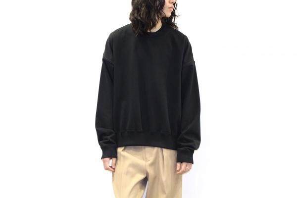 YOKE | OVERSIZED PIPING SWEAT(BLACK) | パイピングスウェット 