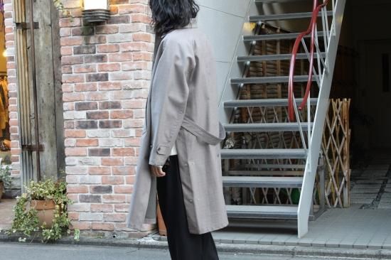 YOKE | DOWNSIZING BAL COLLAR COAT(GLEN CHECK) | ダウン YOKE | DOWNSIZING BAL COLLAR COAT(GLEN CHECK) | ダウン