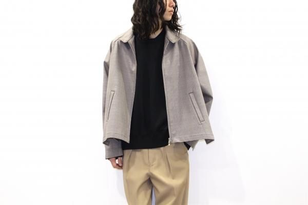 YOKE | DOWNSIZING DRIZZLER JACKET(GLEN CHECK) | ダウンサイジング ...