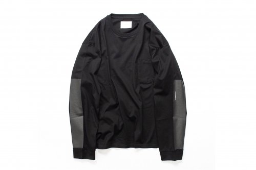 <img class='new_mark_img1' src='https://img.shop-pro.jp/img/new/icons47.gif' style='border:none;display:inline;margin:0px;padding:0px;width:auto;' />stein / OVERSIZED LONG SLEEVE TEE_B(BLACK)