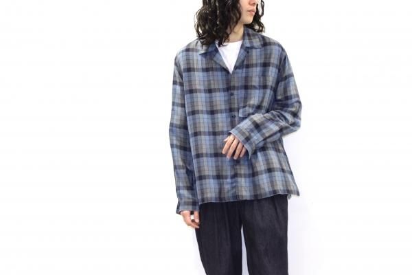 YOKE | OVER SIZE SHIRTS(BLUE) | オーバーサイズシャツ(ブルー YOKE | OVER SIZE SHIRTS(BLUE) | オーバーサイズシャツ(ブルー