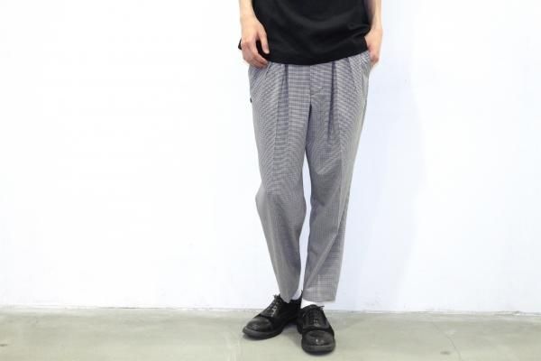 SAYATOMO / Hakama Slacks(BROWN CHECK) | ハカマスラックス(ブラウン