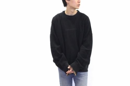 <img class='new_mark_img1' src='https://img.shop-pro.jp/img/new/icons47.gif' style='border:none;display:inline;margin:0px;padding:0px;width:auto;' />stein / OVERSIZED REBUILD SWEAT LS(BLACK)