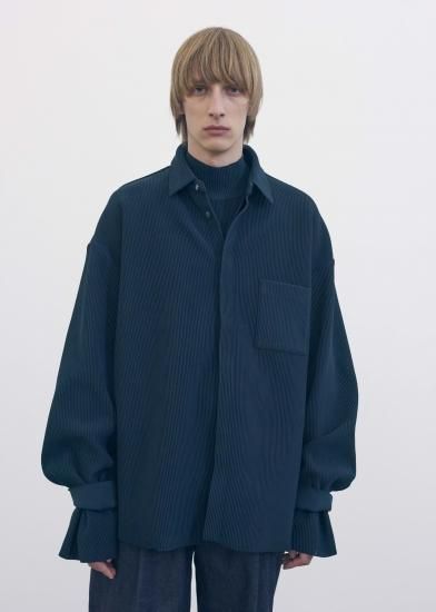 stein | シュタイン OVERSIZED GRADATION PLEATS SHIRT(D stein | シュタイン OVERSIZED GRADATION PLEATS SHIRT(D