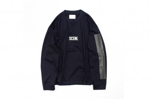 <img class='new_mark_img1' src='https://img.shop-pro.jp/img/new/icons47.gif' style='border:none;display:inline;margin:0px;padding:0px;width:auto;' />stein / OVERSIZED LONG SLEEVE TEE(DARK NAVY)