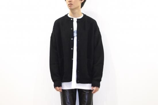 YASHIKI / Hyomon Cardigan(BLACK) | ヒョウモンカーディガン YASHIKI / Hyomon Cardigan(BLACK) | ヒョウモンカーディガン