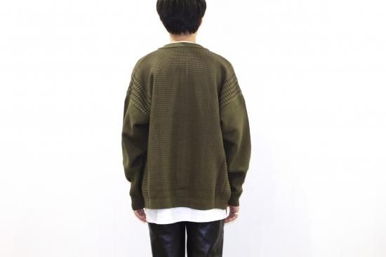 YASHIKI / Hyomon Cardigan(OLIVE) | ヒョウモンカーディガン YASHIKI / Hyomon Cardigan(OLIVE) | ヒョウモンカーディガン