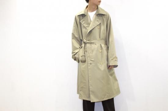 Blanc YM / Silk Grosgrain Trench Coat(GOLD)通販サイト - 京都 Blanc YM / Silk Grosgrain Trench Coat(GOLD)通販サイト - 京都