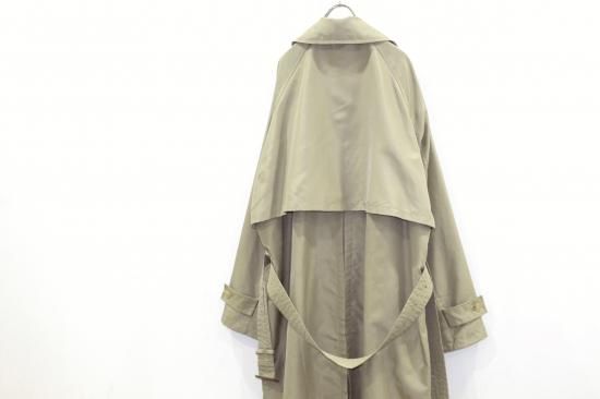 Blanc YM / Silk Grosgrain Trench Coat(GOLD)通販サイト - 京都 Blanc YM / Silk Grosgrain Trench Coat(GOLD)通販サイト - 京都