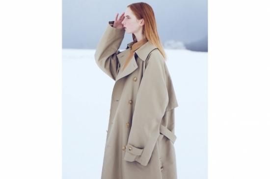 Blanc YM / Silk Grosgrain Trench Coat(GOLD)通販サイト - 京都 Blanc YM / Silk Grosgrain Trench Coat(GOLD)通販サイト - 京都