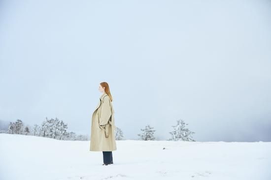 Blanc YM / Silk Grosgrain Trench Coat(GOLD)通販サイト - 京都 Blanc YM / Silk Grosgrain Trench Coat(GOLD)通販サイト - 京都