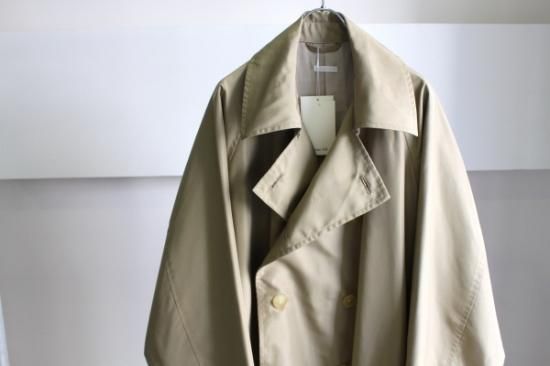 Blanc YM / Silk Grosgrain Trench Coat(GOLD)通販サイト - 京都 Blanc YM / Silk Grosgrain Trench Coat(GOLD)通販サイト - 京都