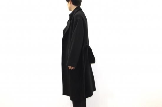 ATHA マキシコート ATHA | アタ DOUBLE MELTON MAXI COAT(NAVY) / メルトンマキシ