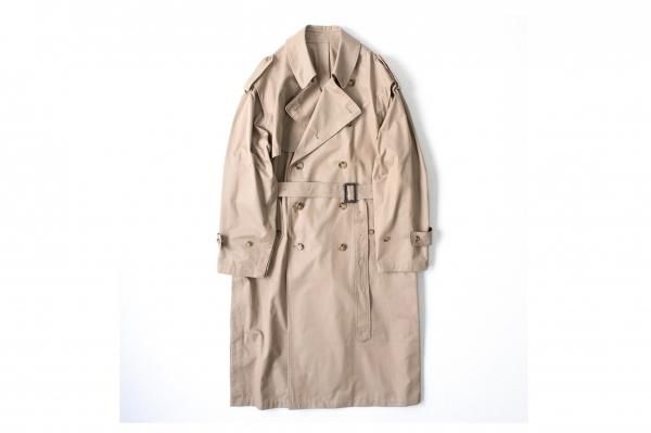 柄デザインチェック【早い者勝ち】stein20aw DEFORMATION TRENCH COAT